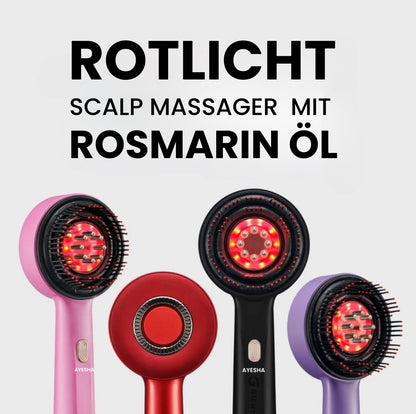 Ayesha™ Rot Licht Scalp Massager
